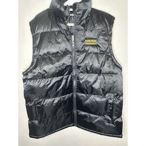 Pro X Sport Speed Virus President Black Puffer Vest Size XL